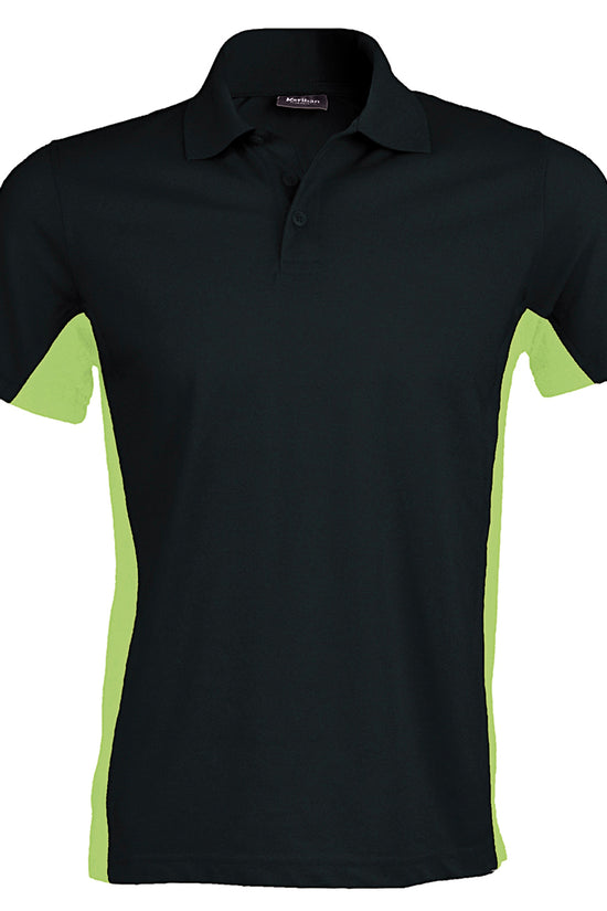Kariban Flags Short Sleeve Bicolour Polo Shirt for Men