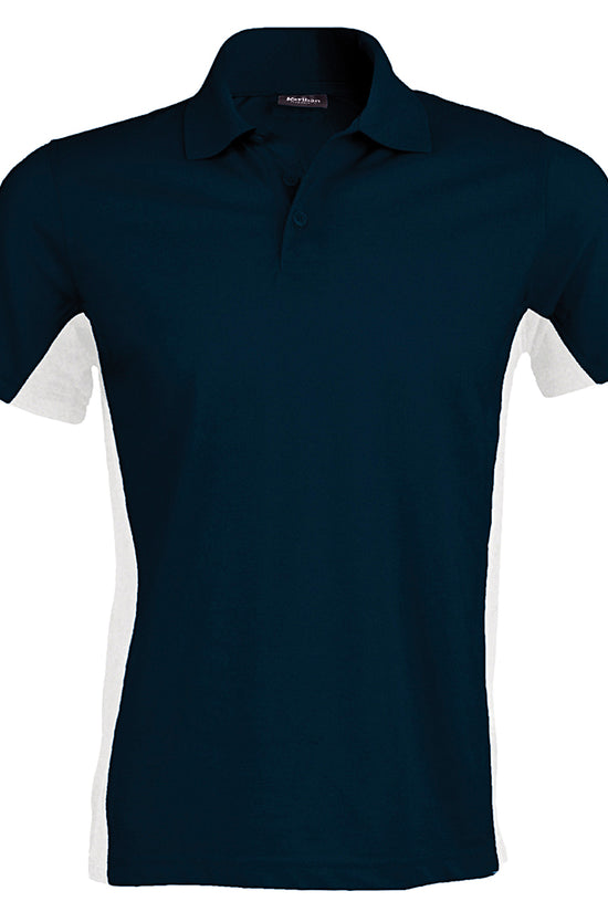 Kariban Flags Short Sleeve Bicolour Polo Shirt for Men