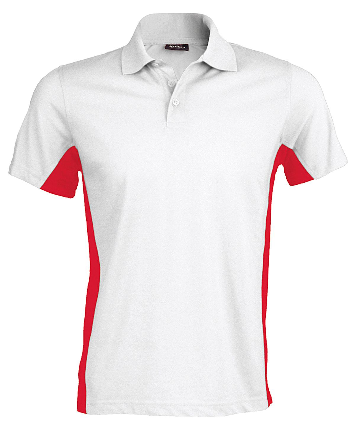 Kariban Flags Short Sleeve Bicolour Polo Shirt for Men