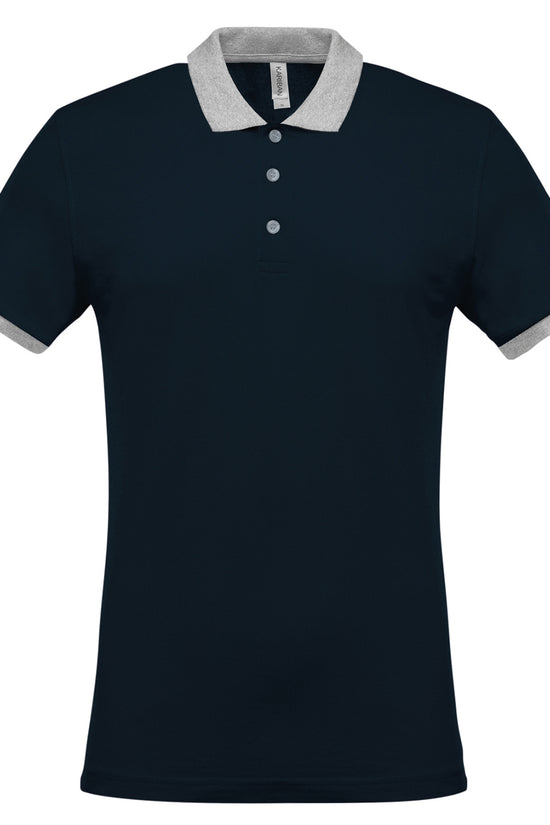 Kariban Twotone Piqu Polo Shirt for Men Casual Male Adult Polos