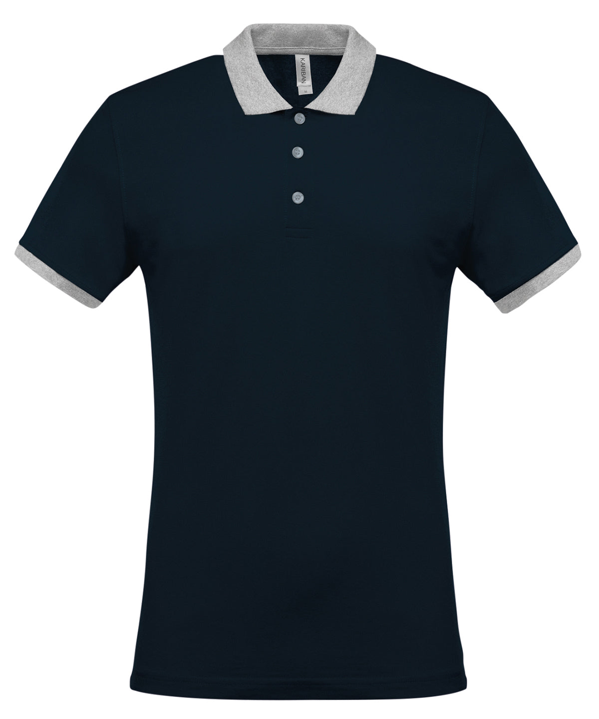 Kariban Twotone Piqu Polo Shirt for Men Casual Male Adult Polos