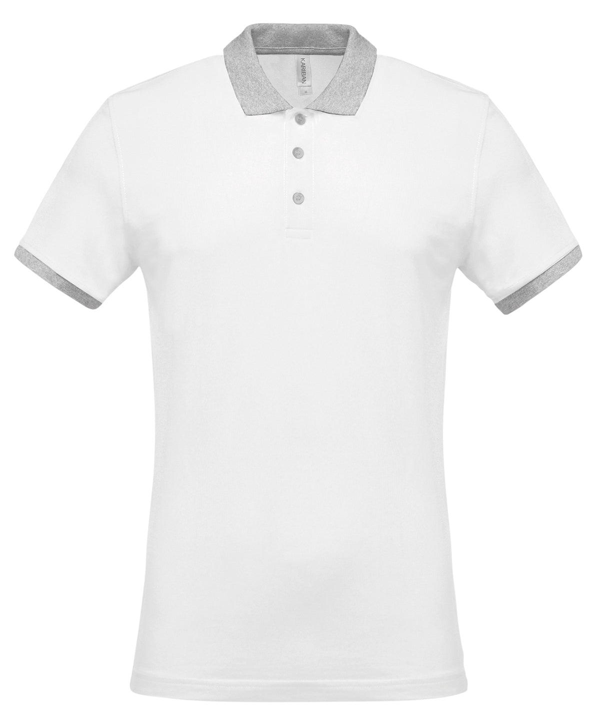 Kariban Twotone Piqu Polo Shirt for Men Casual Male Adult Polos