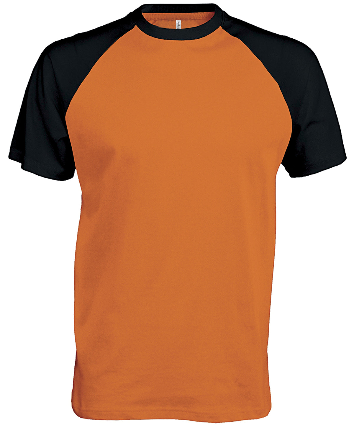 Kariban Baseball TwoTone Tshirt for Men Cotton TShirts
