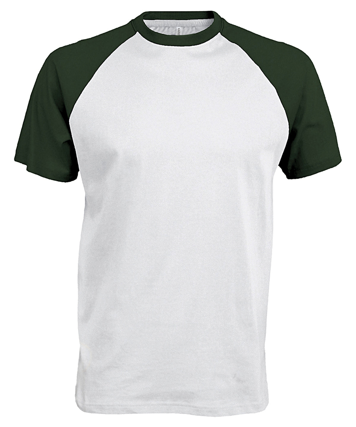 Kariban Baseball TwoTone Tshirt for Men Cotton TShirts