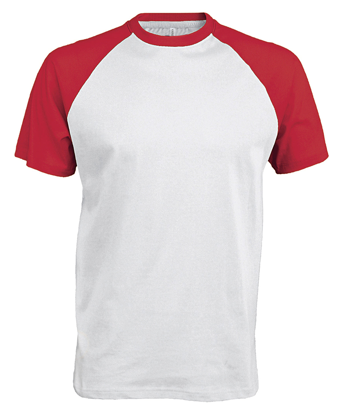 Kariban Baseball TwoTone Tshirt for Men Cotton TShirts