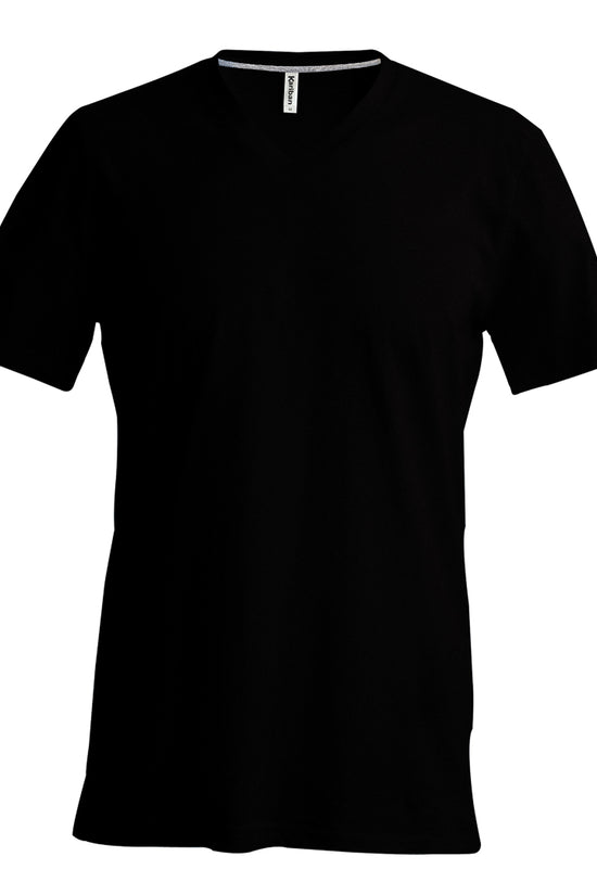 Kariban Mens Slim Fit VNeck TShirt Plus Sizes