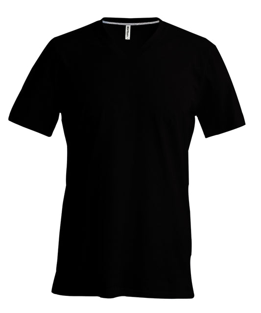 Kariban Mens Slim Fit VNeck TShirt Plus Sizes