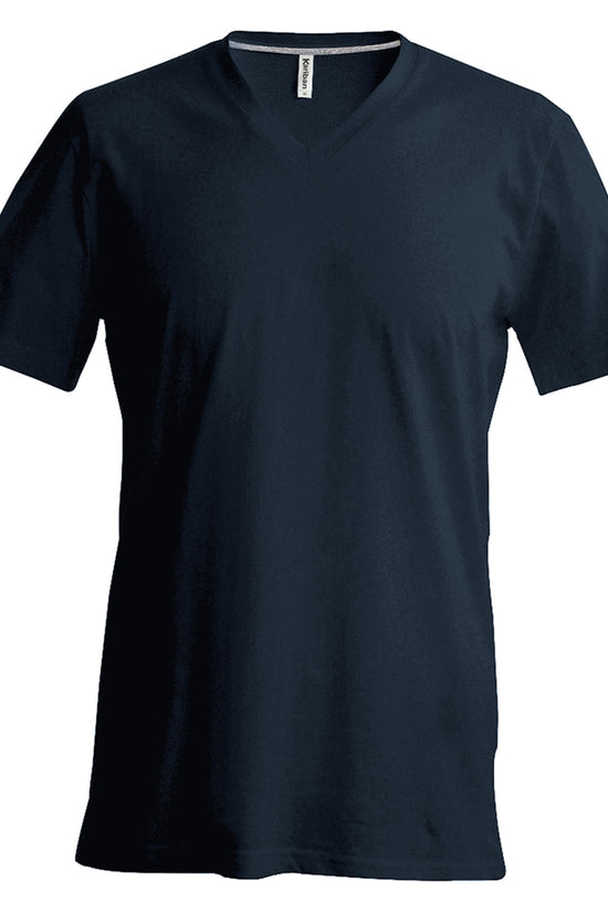Kariban Mens Slim Fit VNeck TShirt Plus Sizes