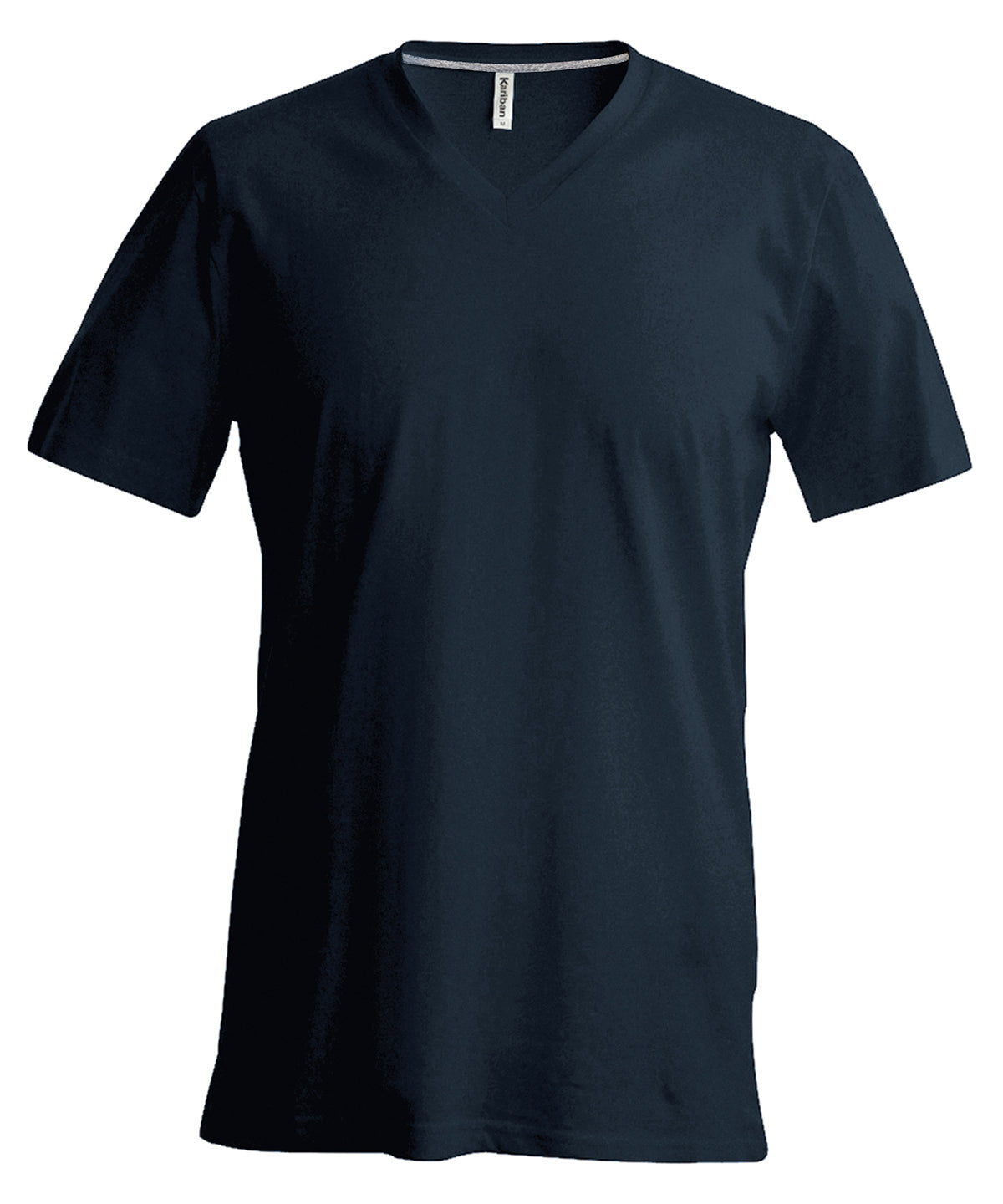 Kariban Mens Slim Fit VNeck TShirt Plus Sizes