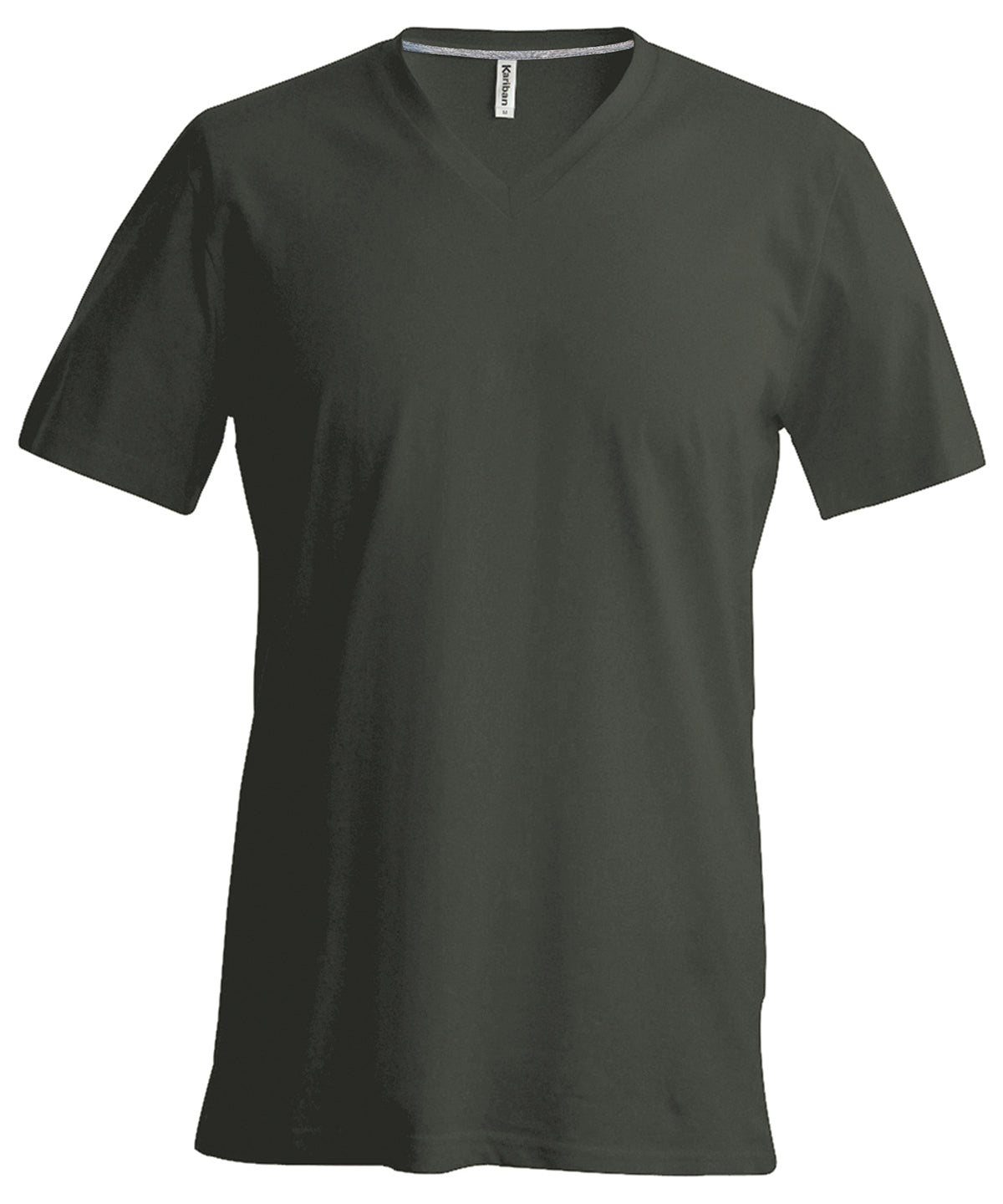 Kariban Mens Slim Fit VNeck TShirt Plus Sizes