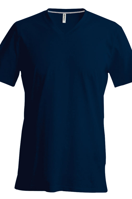 Kariban Mens Slim Fit VNeck TShirt Plus Sizes