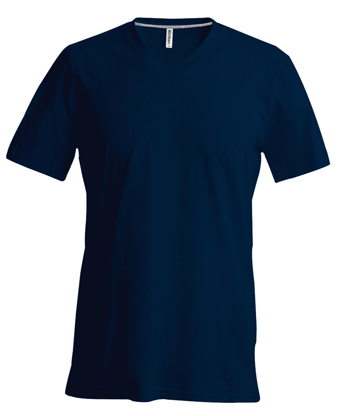 Kariban Mens Slim Fit VNeck TShirt Plus Sizes