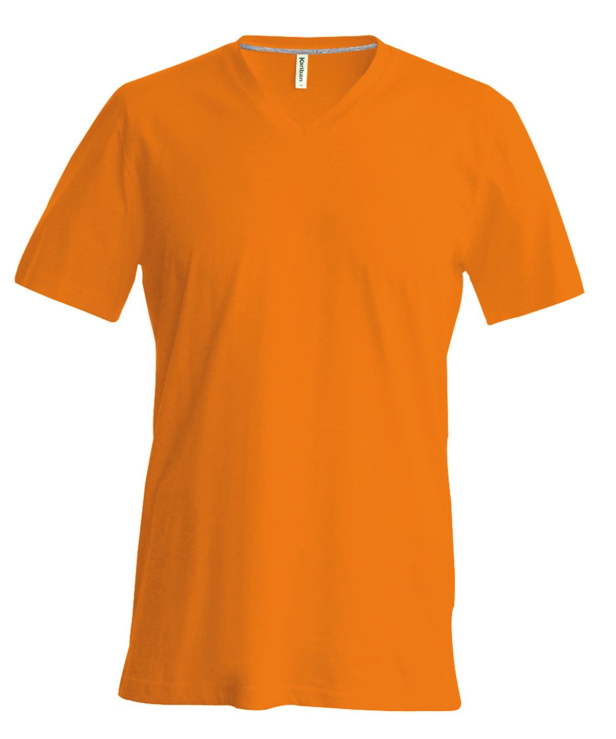 Kariban Mens Slim Fit VNeck TShirt Plus Sizes