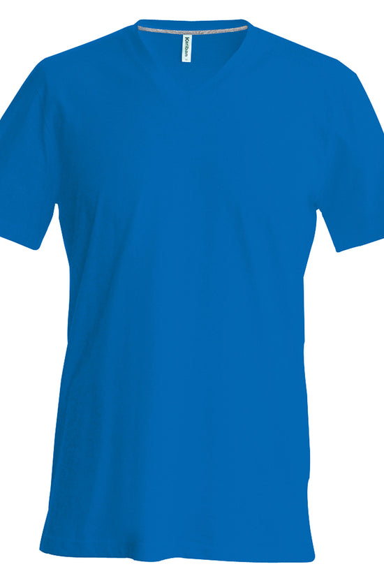 Kariban Mens Slim Fit VNeck TShirt Plus Sizes