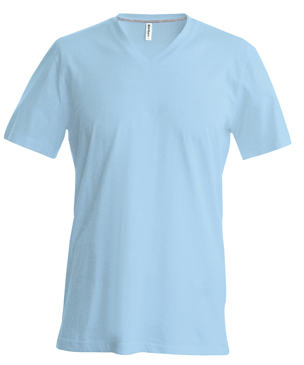Kariban Mens Slim Fit VNeck TShirt Plus Sizes