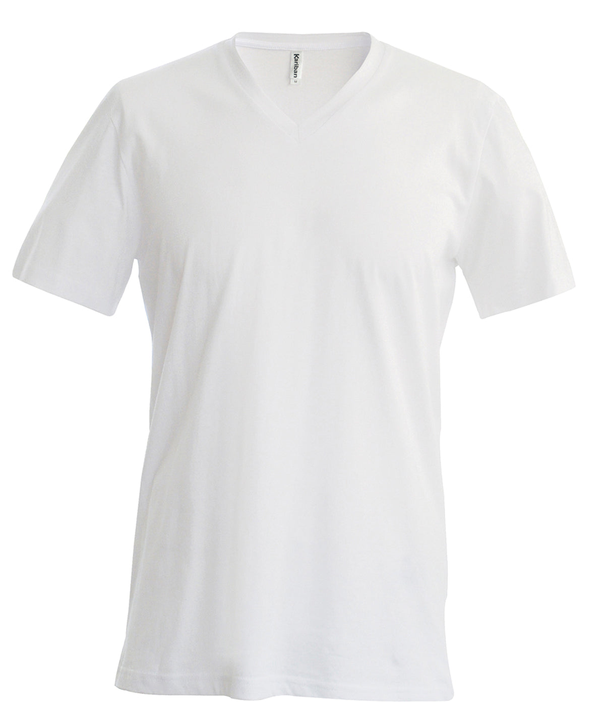 Kariban Mens Slim Fit VNeck TShirt Plus Sizes