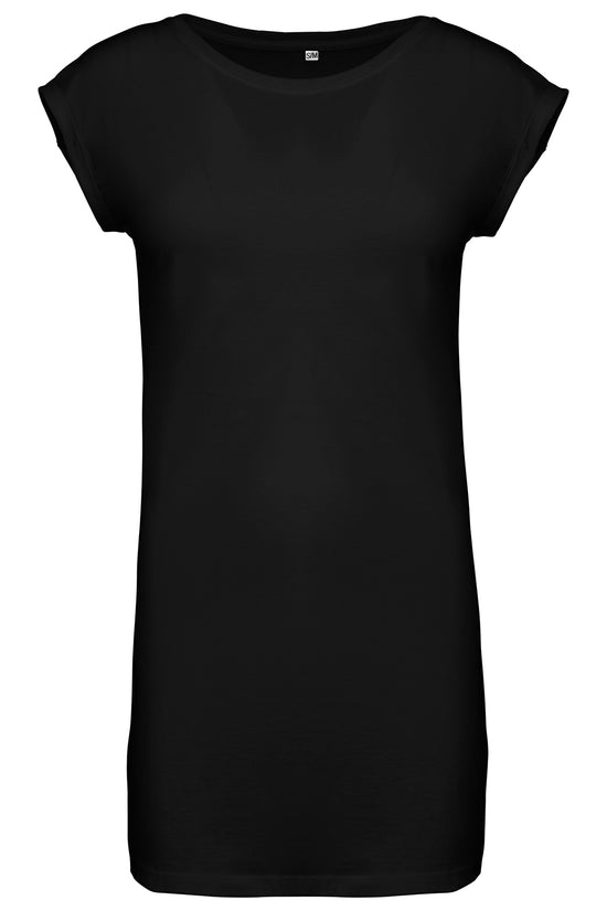 Kariban Ladies Long TShirt with Wide Neck and Curved Hem
