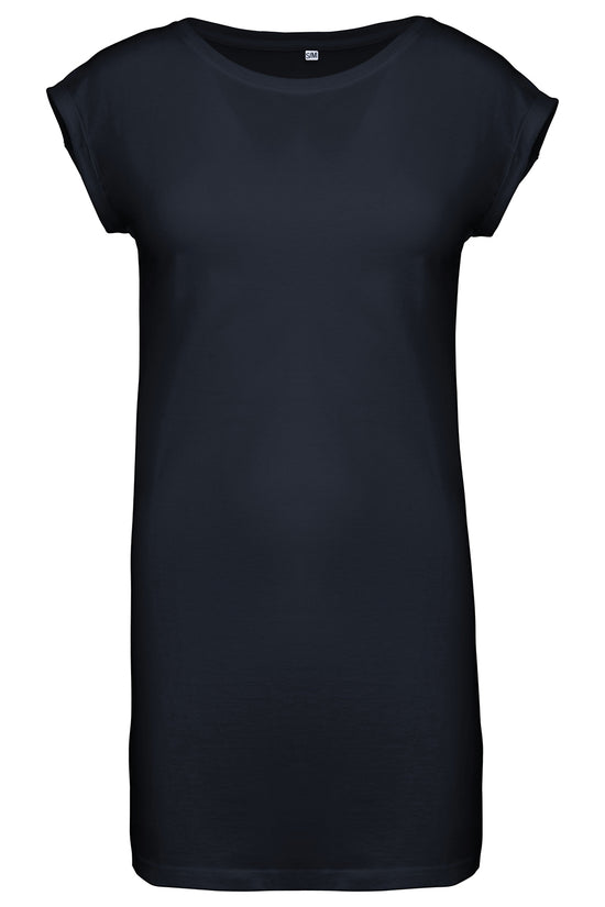 Kariban Ladies Long TShirt with Wide Neck and Curved Hem