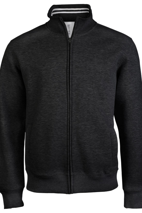 Kariban Mens Full Zip Fleece Jacket with Contrast Inner Collar