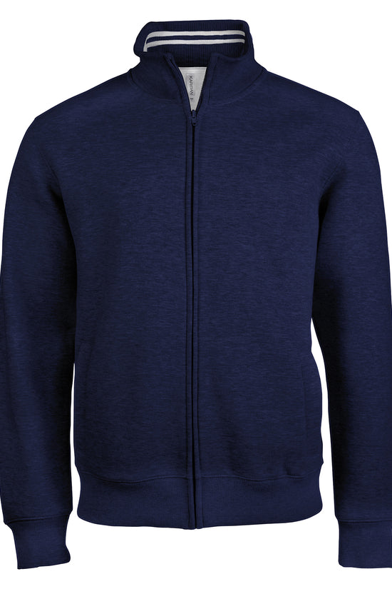 Kariban Mens Full Zip Fleece Jacket with Contrast Inner Collar