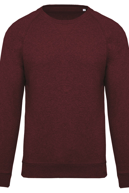 Organic Cotton Raglan Sleeve Sweatshirt for Men