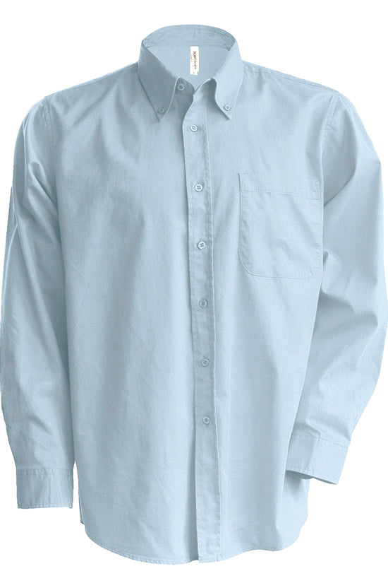 Kariban Mens Oxford LongSleeve Shirt Plus Sizes