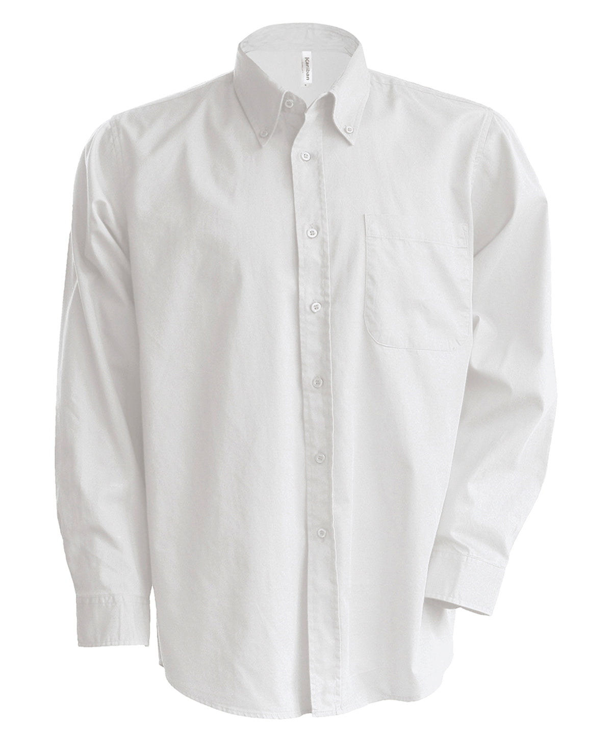 Kariban Mens Oxford LongSleeve Shirt Plus Sizes