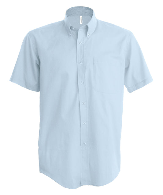 Kariban Mens Oxford ShortSleeved Shirt Plus Sizes