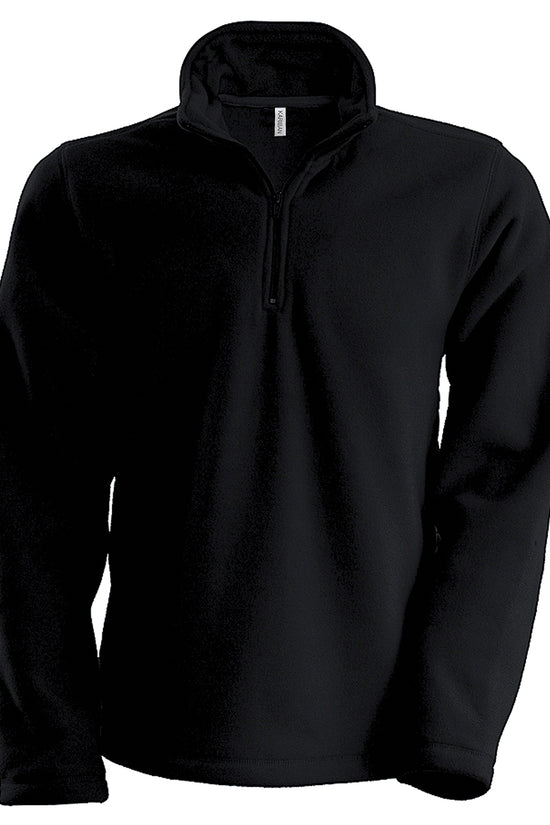 Enzo Zip Neck Microfleece Jacket for Men Plus Sizes