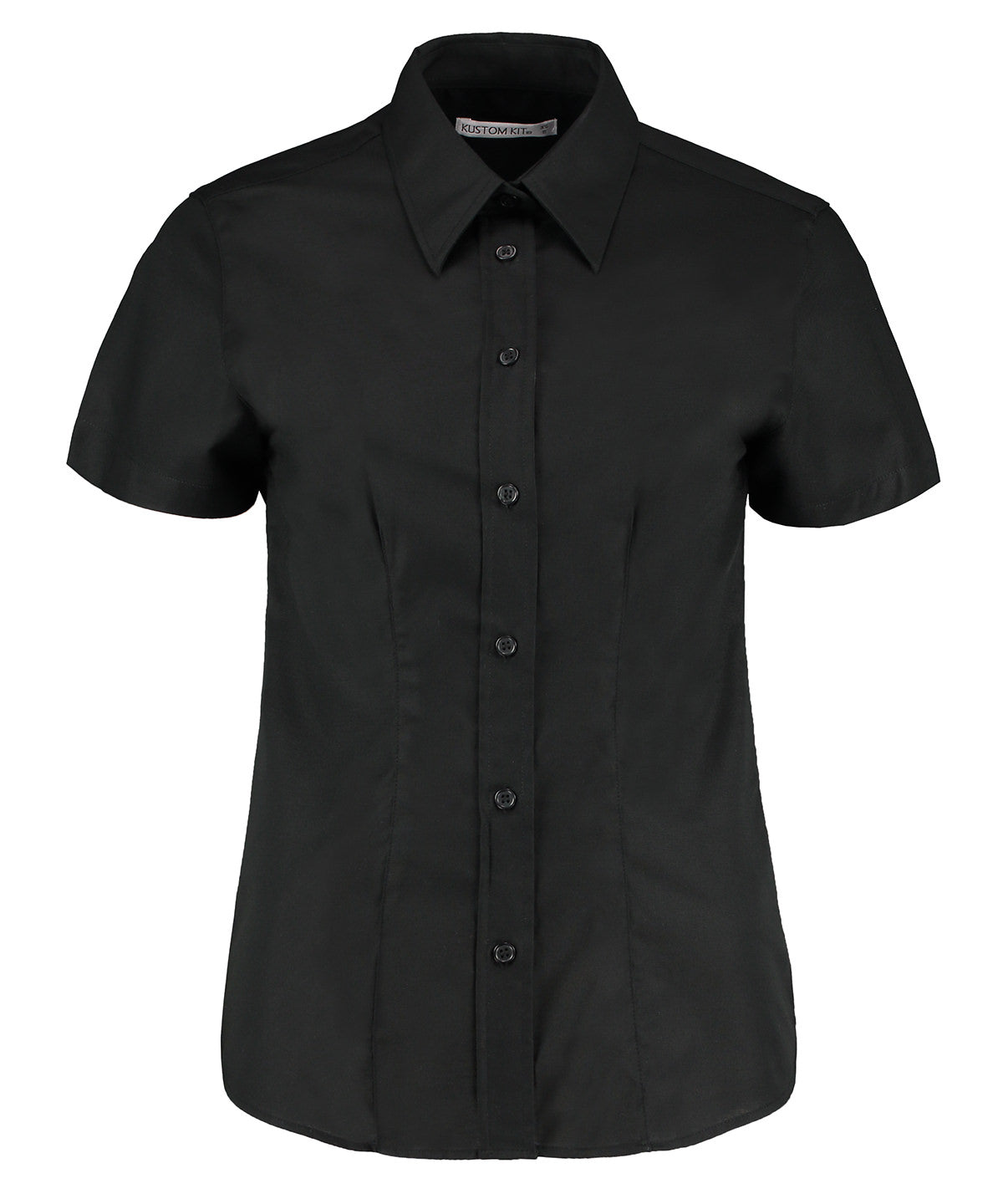 Womens Tailored Fit ShortSleeved Oxford Blouse for Corporate Wear