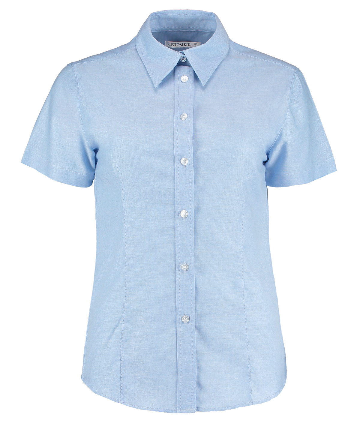 Womens Tailored Fit ShortSleeved Oxford Blouse for Corporate Wear