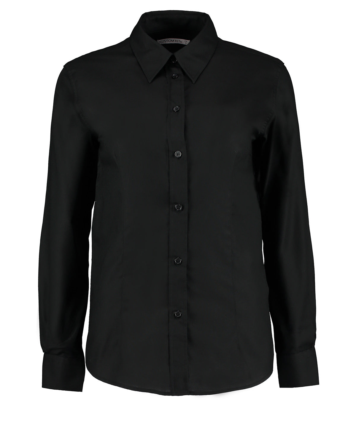 Womens Tailored Fit LongSleeve Oxford Blouse for Professional Environments