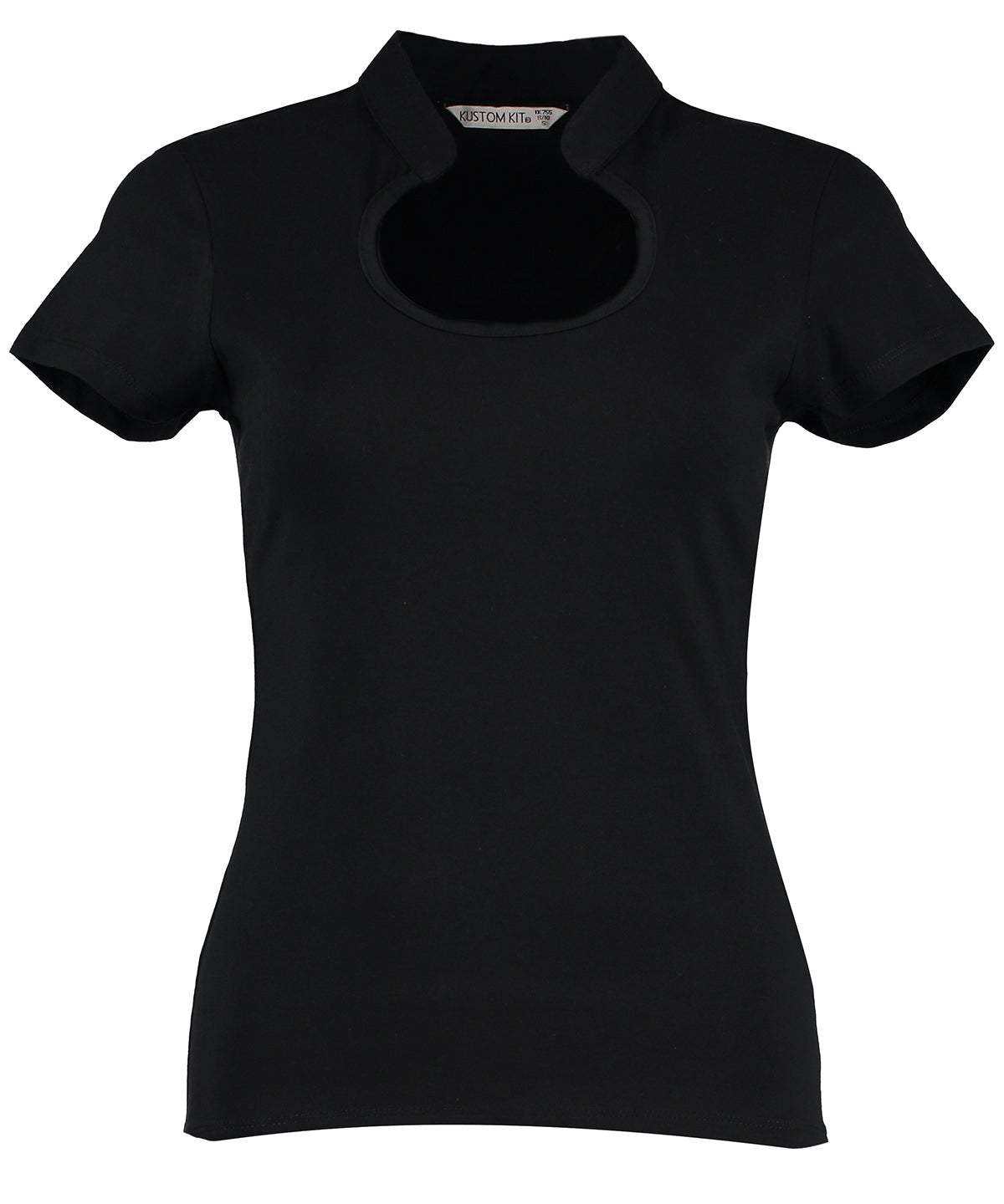 Kustom Kit Womens Keyhole Neck Corporate Top Regular Fit TShirt