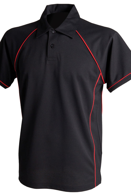Kids Piped Performance Polo CoolPlus Fabric