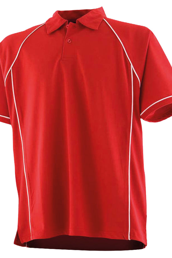 Kids Piped Performance Polo CoolPlus Fabric