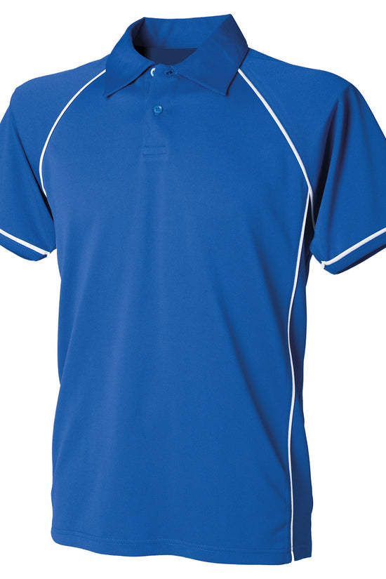 Kids Piped Performance Polo CoolPlus Fabric