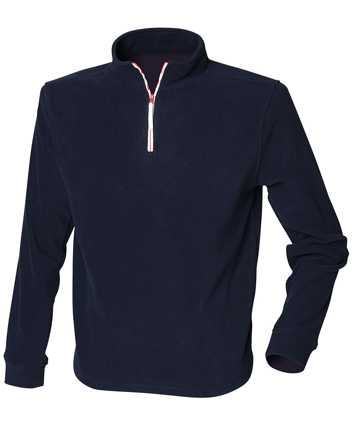 Finden Hales Zip Fleece Piped Sweatshirt Unisex Adult Sports Leisure