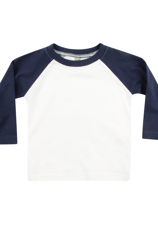 Larkwood Long Sleeve Baseball TShirt for Infants and Toddlers