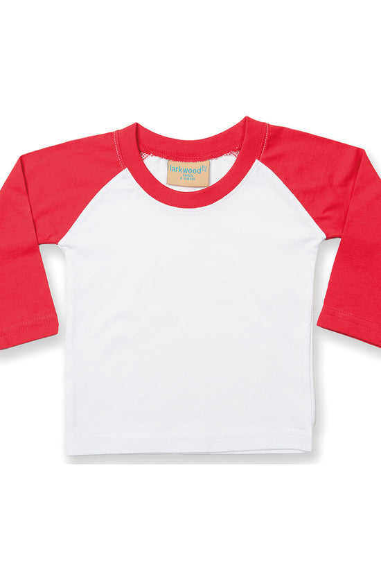 Larkwood Long Sleeve Baseball TShirt for Infants and Toddlers