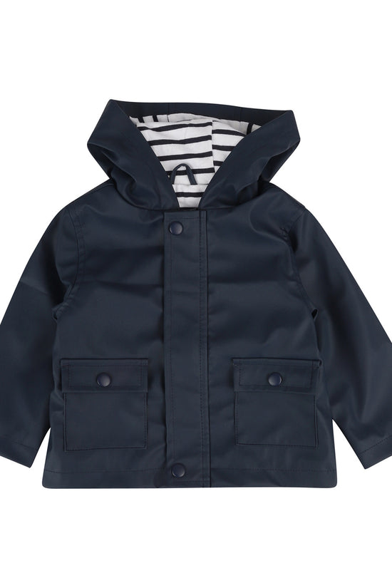 Larkwood Rain Jacket with Striped Lining for Infants and Toddlers
