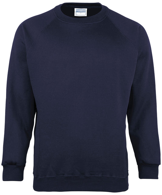 Maddins Coloursure Unisex Plus Size Sweatshirt for Adults