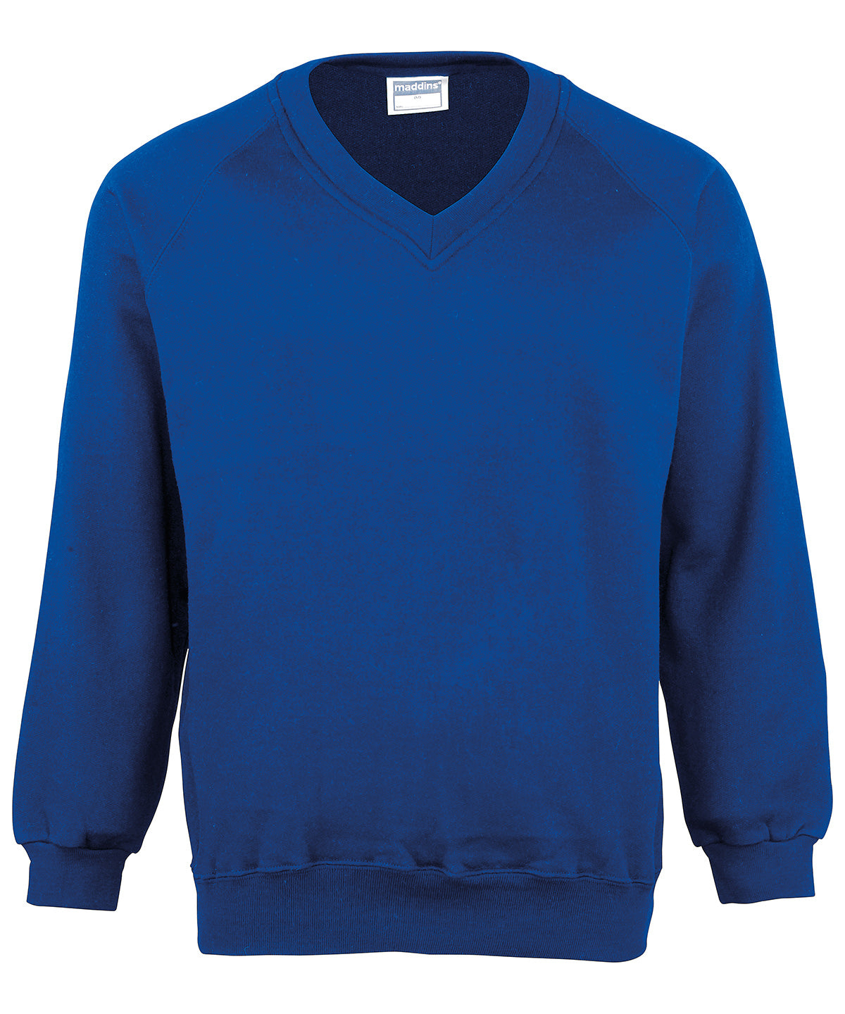 Maddins Kids Coloursure VNeck Sweatshirt in 40 Acrylic