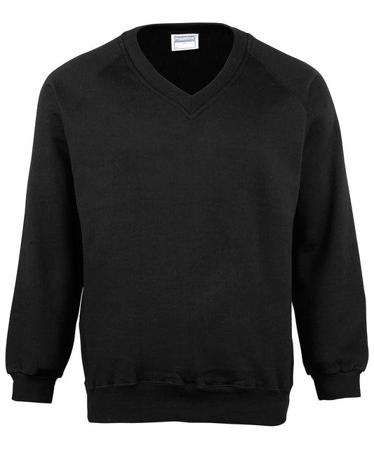 Maddins Coloursure VNeck Sweatshirt for Unisex Adults Plus Sizes