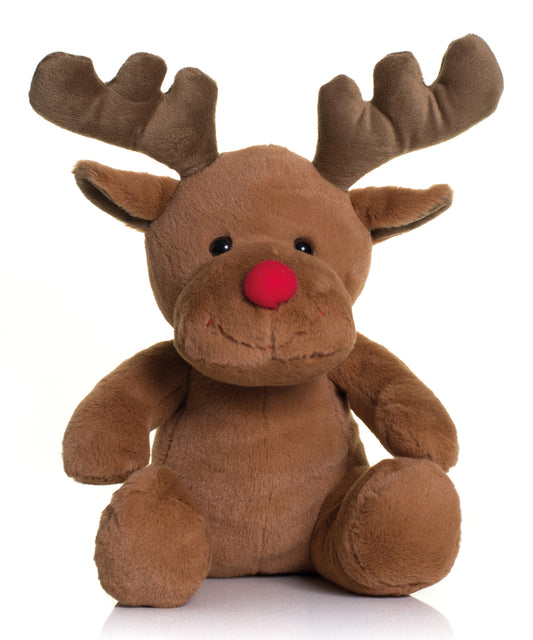 Mumbles Reindeer Soft Toy for Kids Brown Plush Stuffed Animal