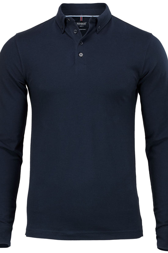 Nimbus Carlington Deluxe Long Sleeve Polo for Men