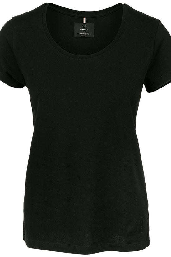 Nimbus Womens Danbury Pique Tee Organic Cotton TShirt