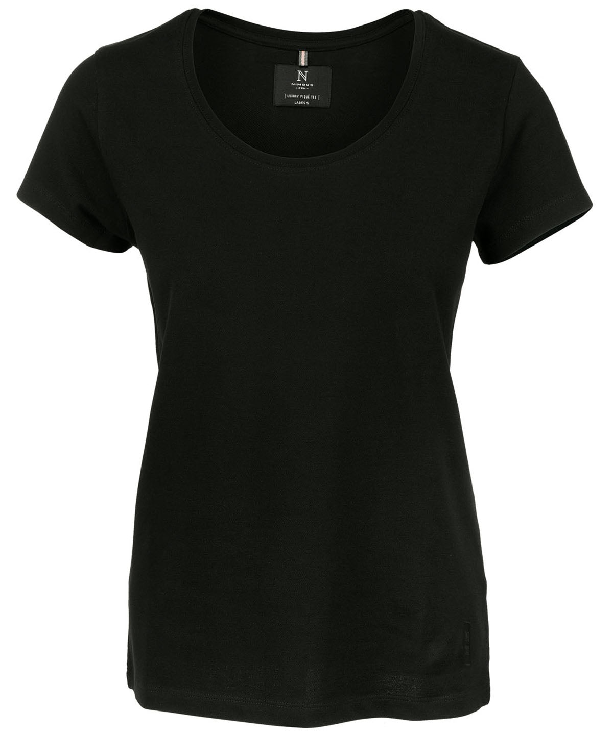 Nimbus Womens Danbury Pique Tee Organic Cotton TShirt