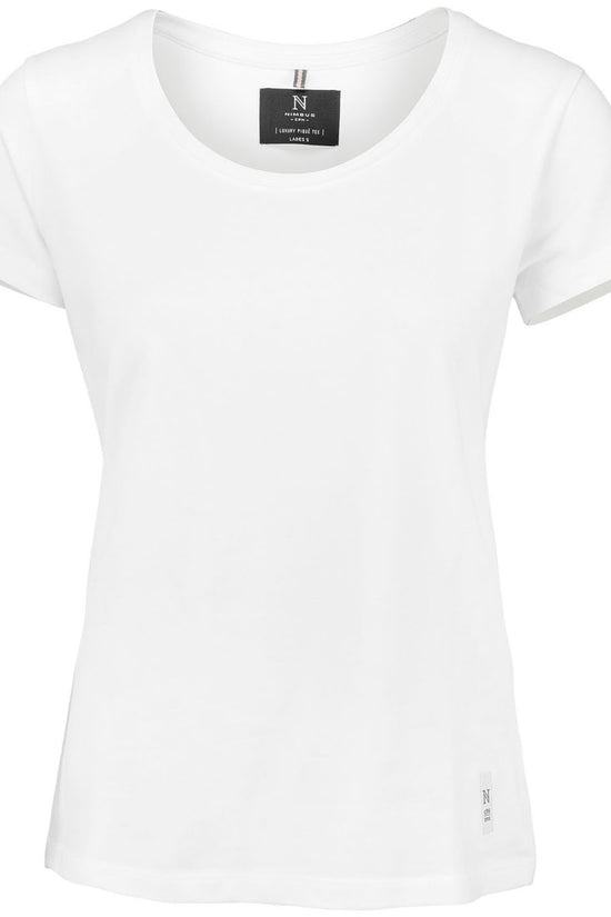 Nimbus Womens Danbury Pique Tee Organic Cotton TShirt