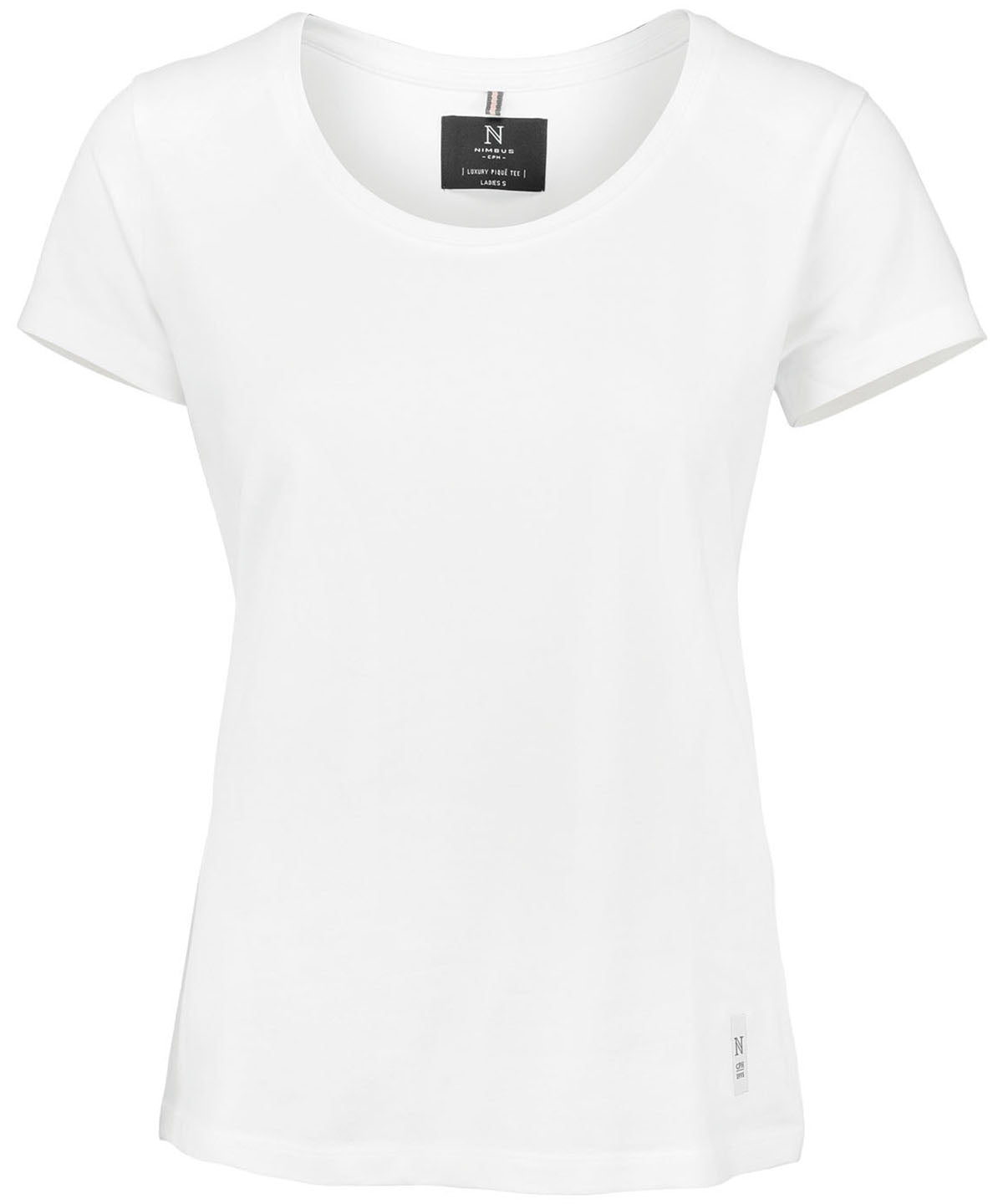 Nimbus Womens Danbury Pique Tee Organic Cotton TShirt