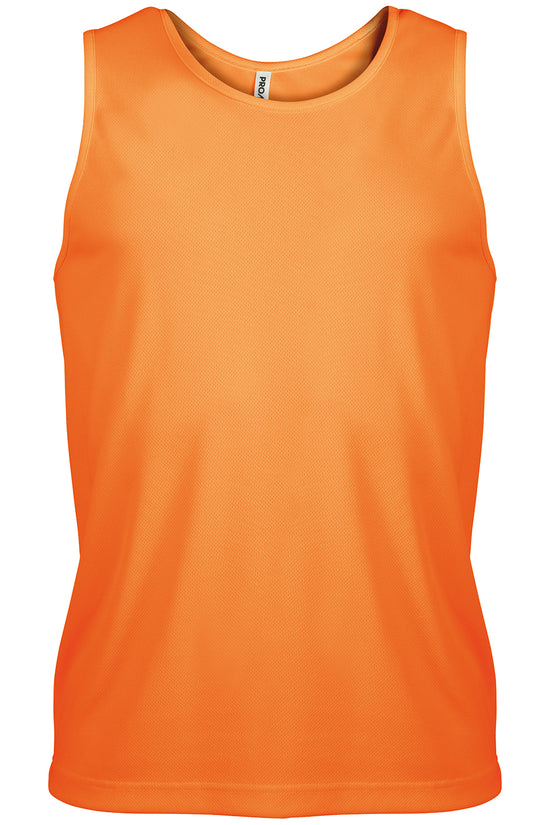 Kariban Proact Mens QuickDry Sports Vest Lightweight Athleisurewear